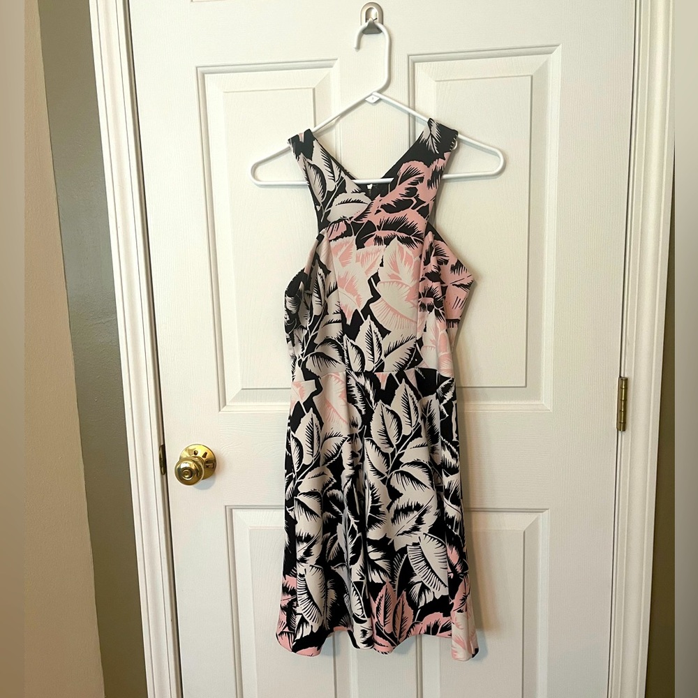 Fun and Flirty Criss Cross Halter Dress